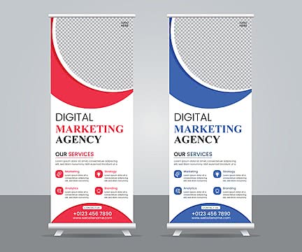 لافتات رول أب